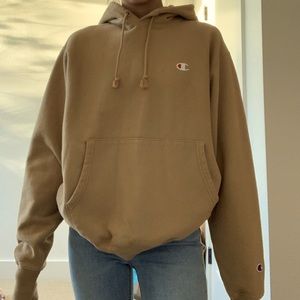 Tan Champion Hoodie